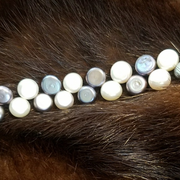 Freshwater Pearl Necklace/Bracelet set - Picture 5 of 5